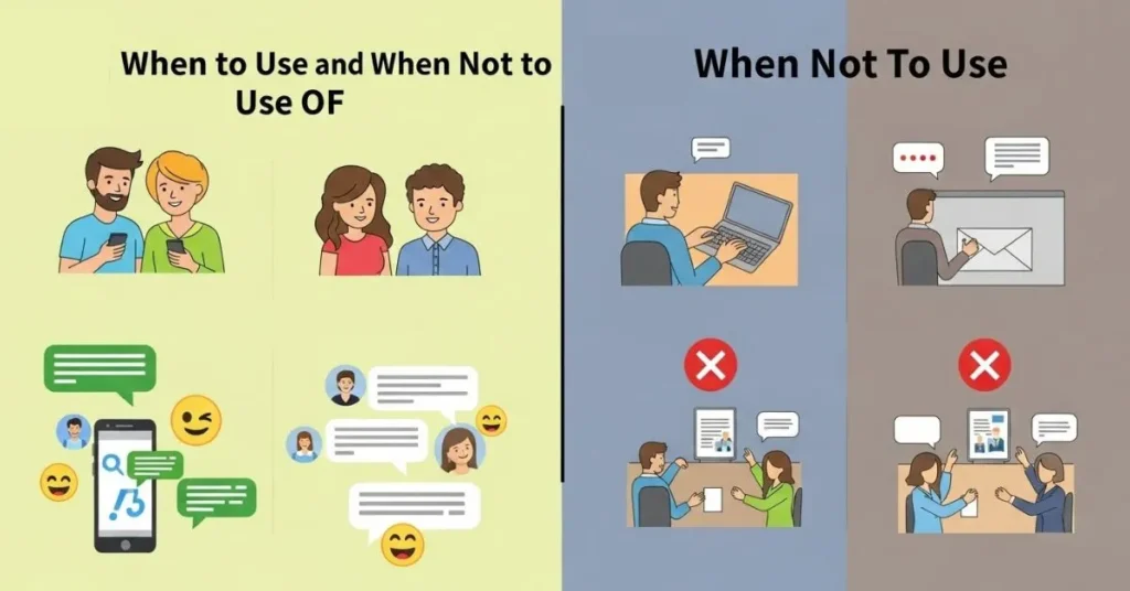 When To Use and When Not To Use OF 