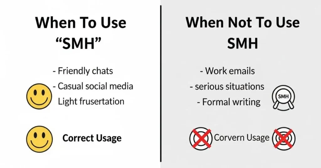 When To Use and When Not To Use SMH