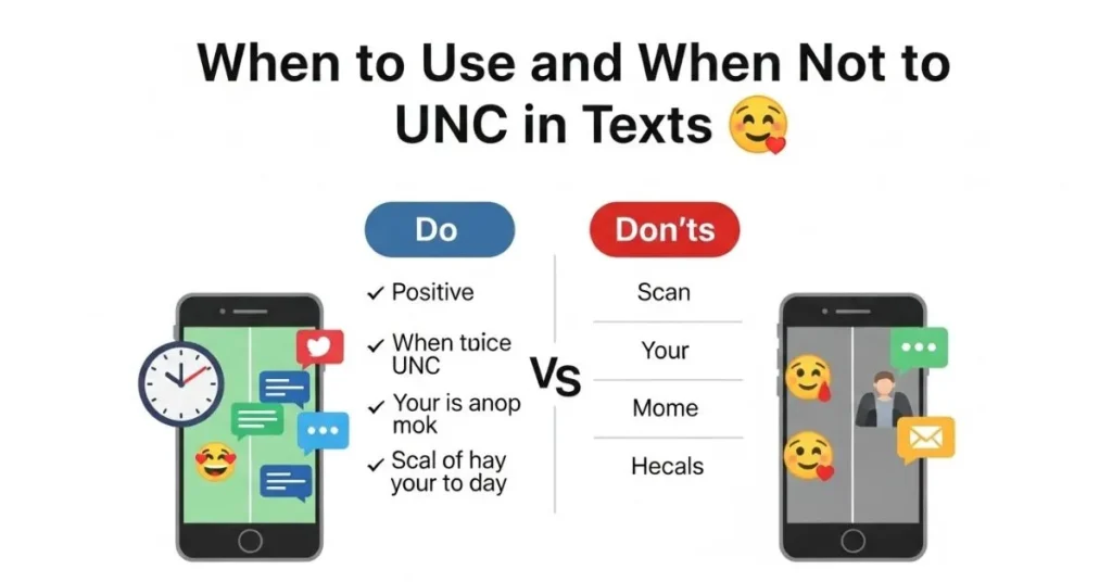 When To Use and When Not To Use UNC 