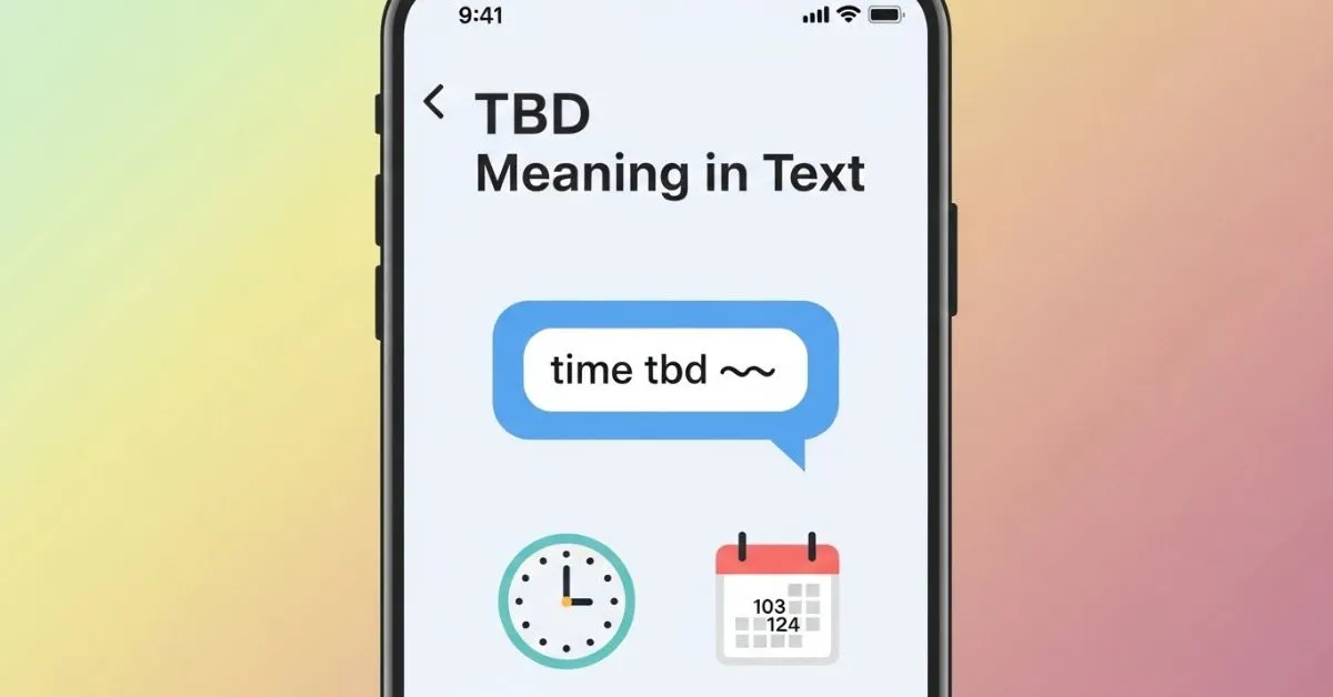 TBD Meaning in Text