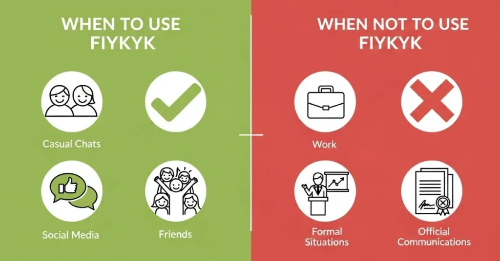 When To Use and When Not To Use IYKYK