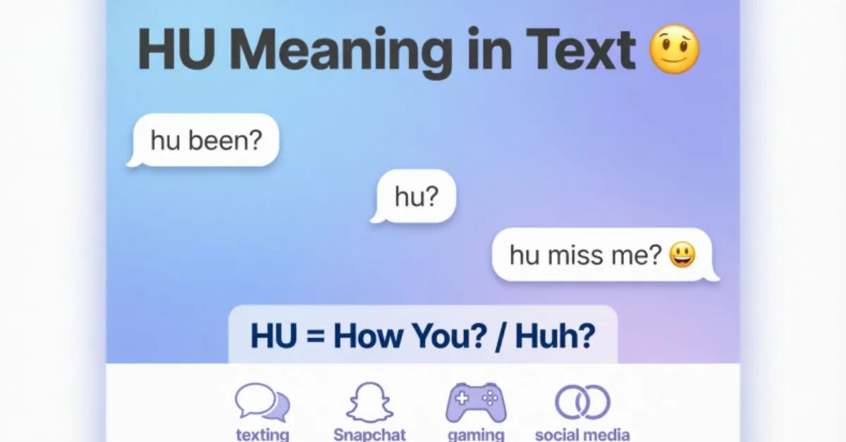 HU Meaning in Text