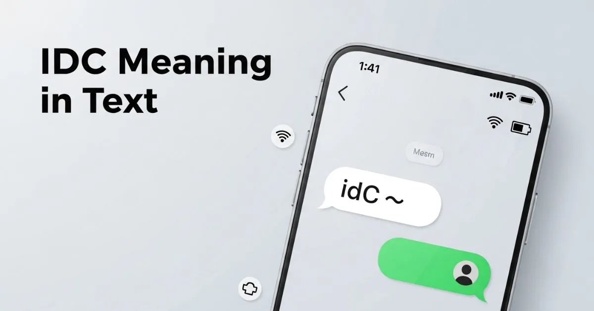 IDC Meaning in Text