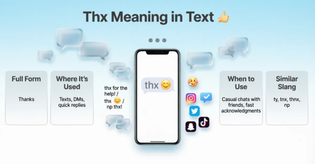 Thx Meaning in Text
