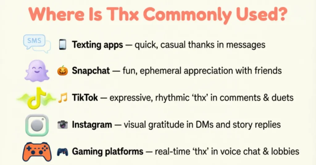 Where Is Thx Commonly Used