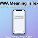 WWA Meaning in Text