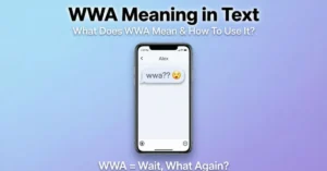 WWA Meaning in Text